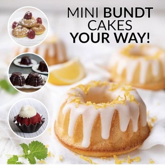 NEW … NOSTALGIA “My Mini” Lava & Bundt Cake Maker - Picture 3 of 3